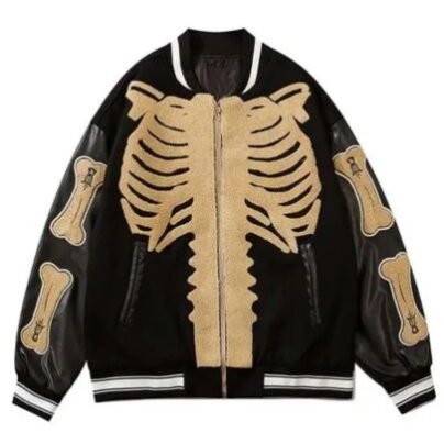 skeleton-bones-harajuku-leather-jacket