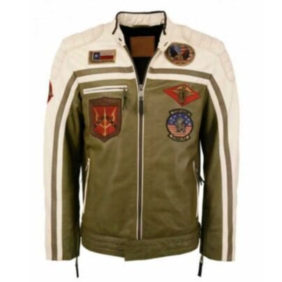 top-gun-olive-green-biker-leather-jacket