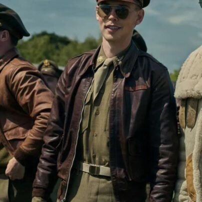 austin-butler-masters-of-the-air-2024-leather-jacket