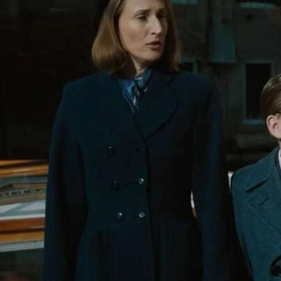 camille-cottin-a-haunting-in-venice-coat