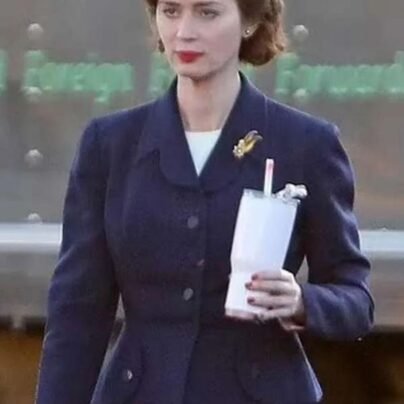 oppenheimer-2023-emily-blunt-blue-wool-coat