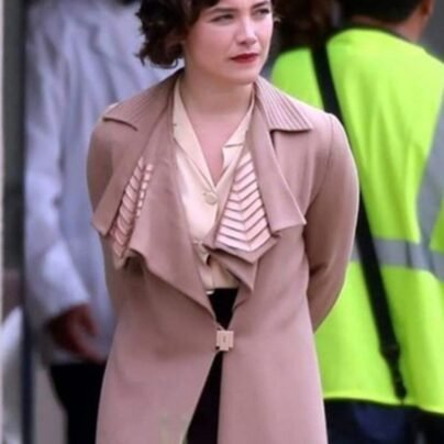 oppenheimer-2023-florence-pugh-brown-trench-coat