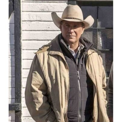 kevin-costner-yellowstone-john-dutton-beige-cotton-jacket