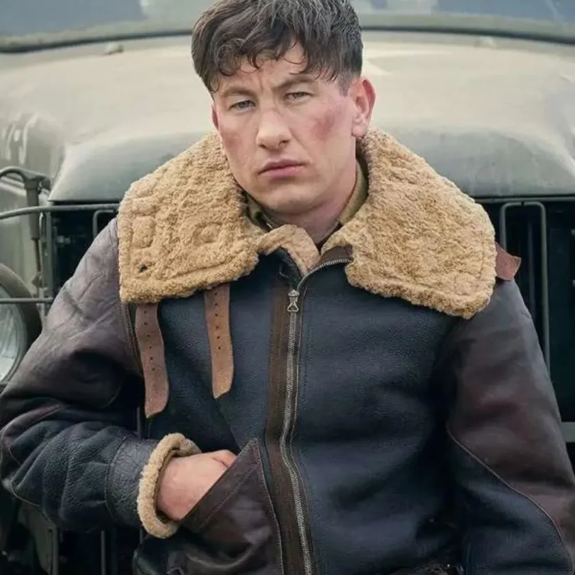 barry-keoghan-masters-of-the-air-2024-bomber-leather-jacket
